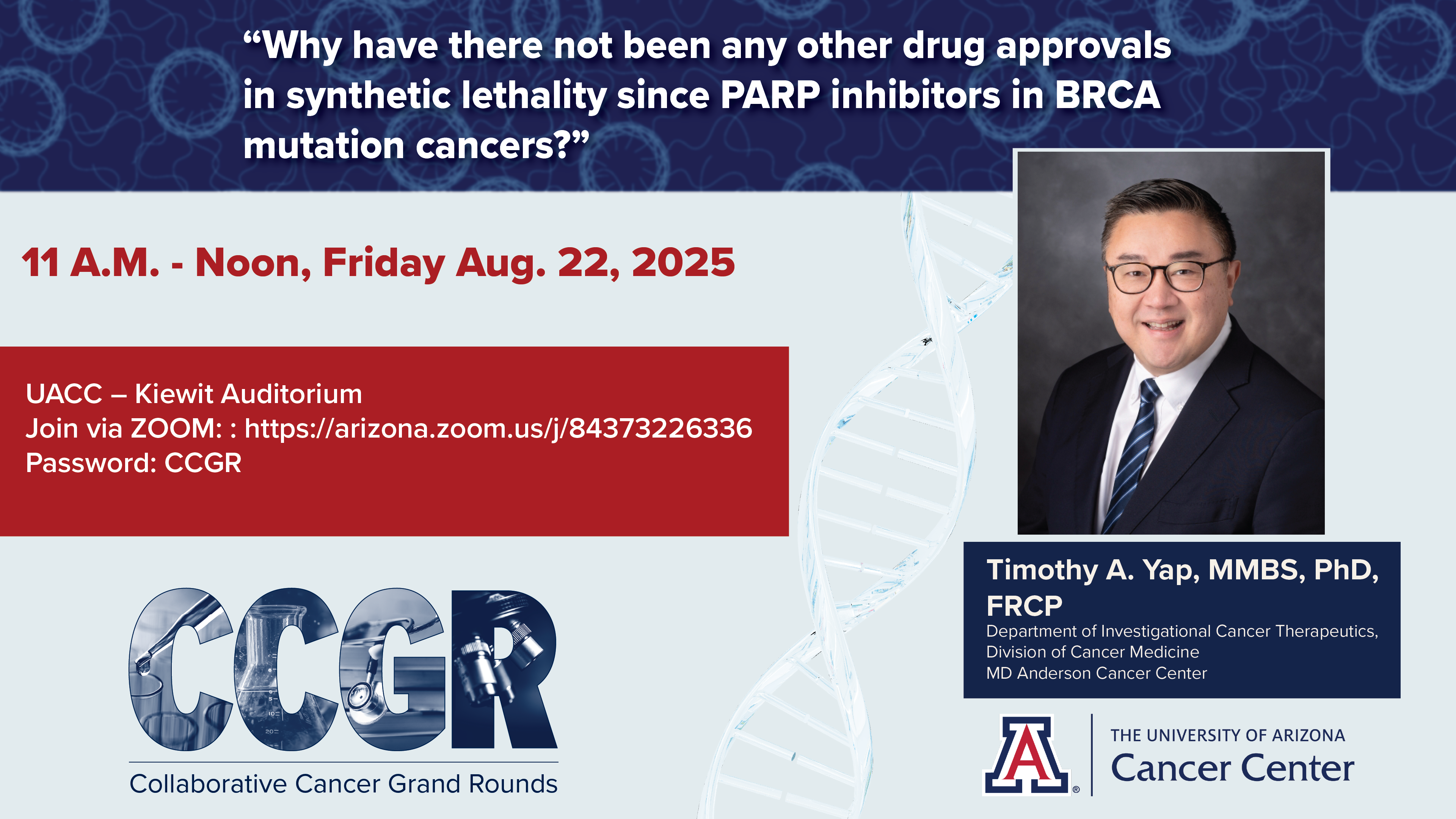 Upcoming Collaborative Cancer Grand Rounds to examine synthetic ...