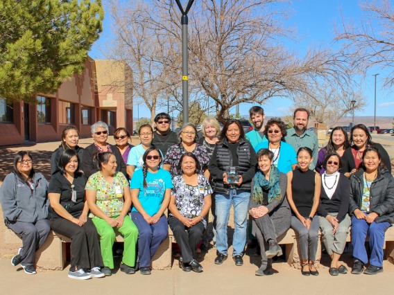 Members of the NACP with Chinle Service Unit staff (photo: Ryan F. Goldtooth)