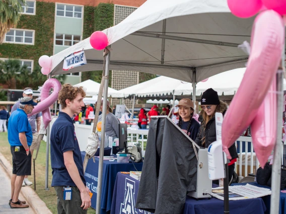 Homecoming 2024 tent