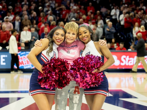 0125 BBall game Ginny_cheerleaders