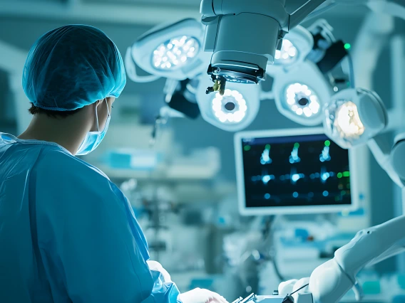 Surgeon in an  operating room.