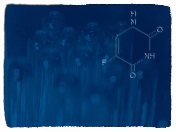 Test Tubes and Chemical Overlay