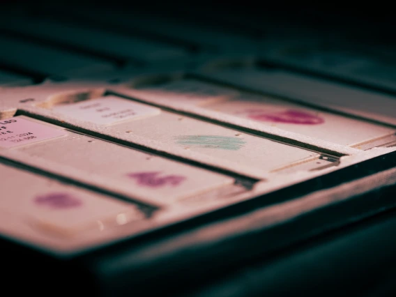 Tissue on slides