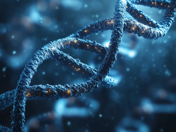 Drawing of a DNA strand