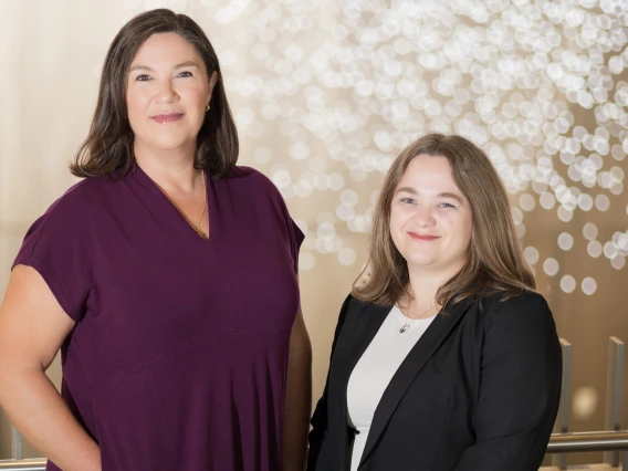 Dr. Bea and Shelby Ziller