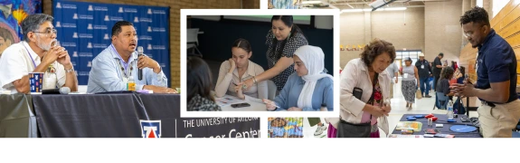 community header collage