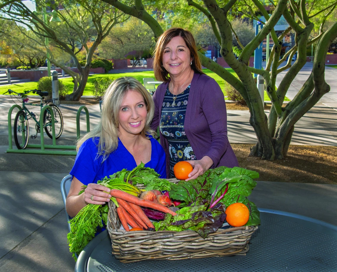 Tracy Crane, PhD (left), and Cynthia Thomson, PhD, RD