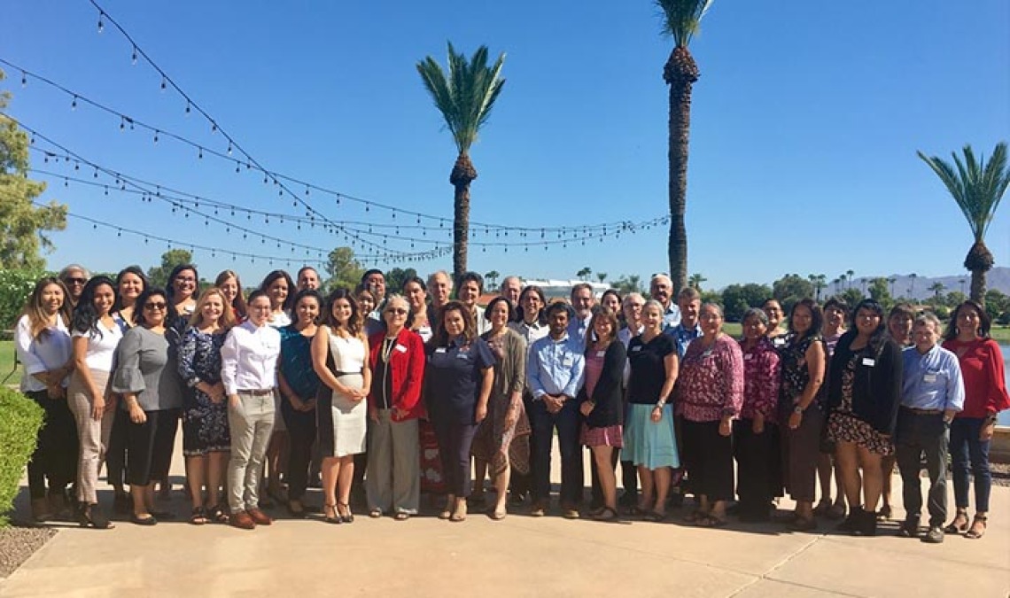 Leaders from NAU and the UArizona Cancer Center attended the Partnership for Native American Cancer Prevention (NACP) summer research retreat in Scottsdale, Ariz., (August 2019).