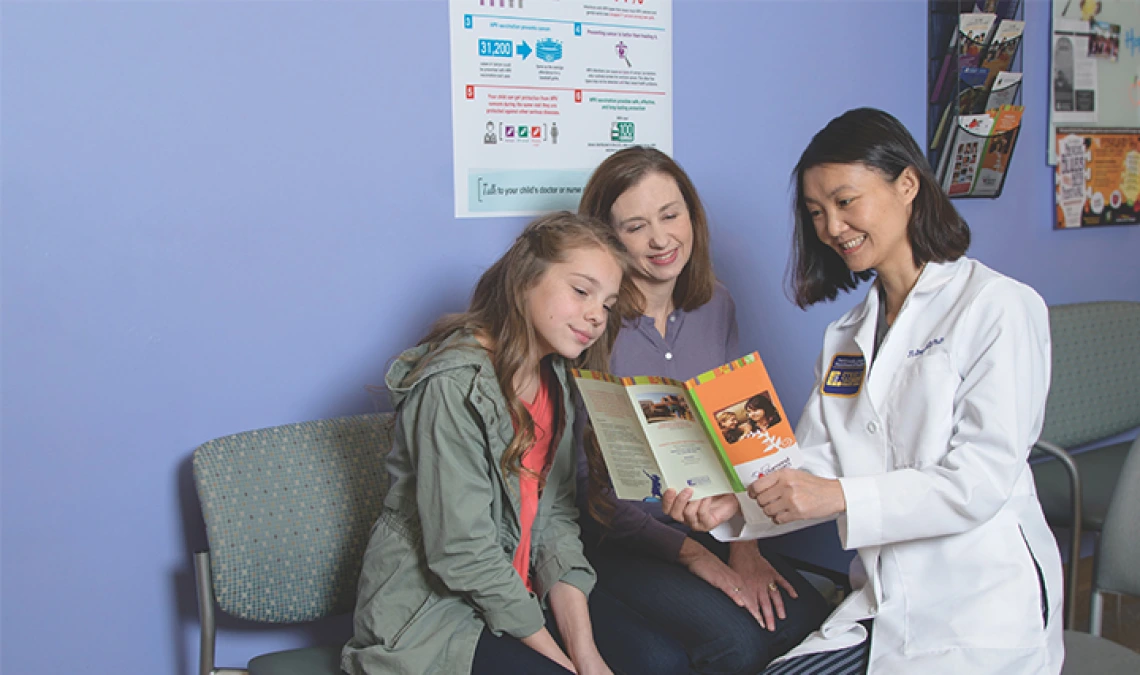 Yi Zeng, MD, PhD, hopes more preteens and teens will receive the HPV vaccine.