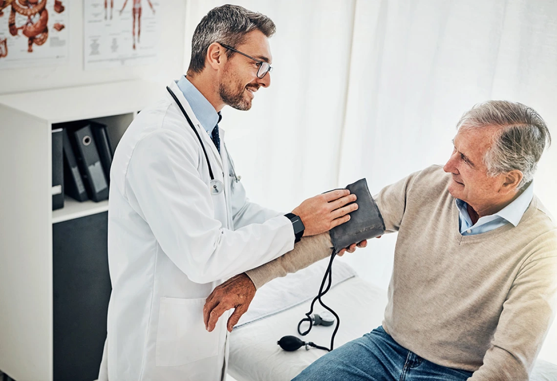 Patient Consultation with an Older Male