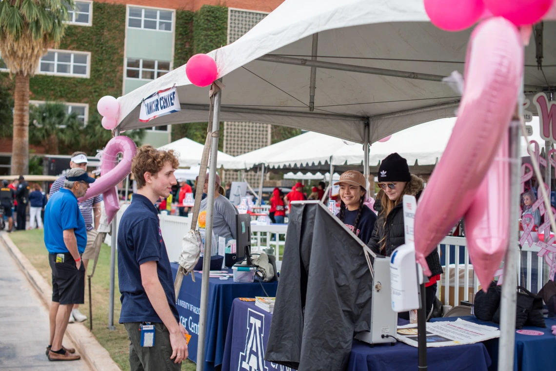 Homecoming 2024 tent