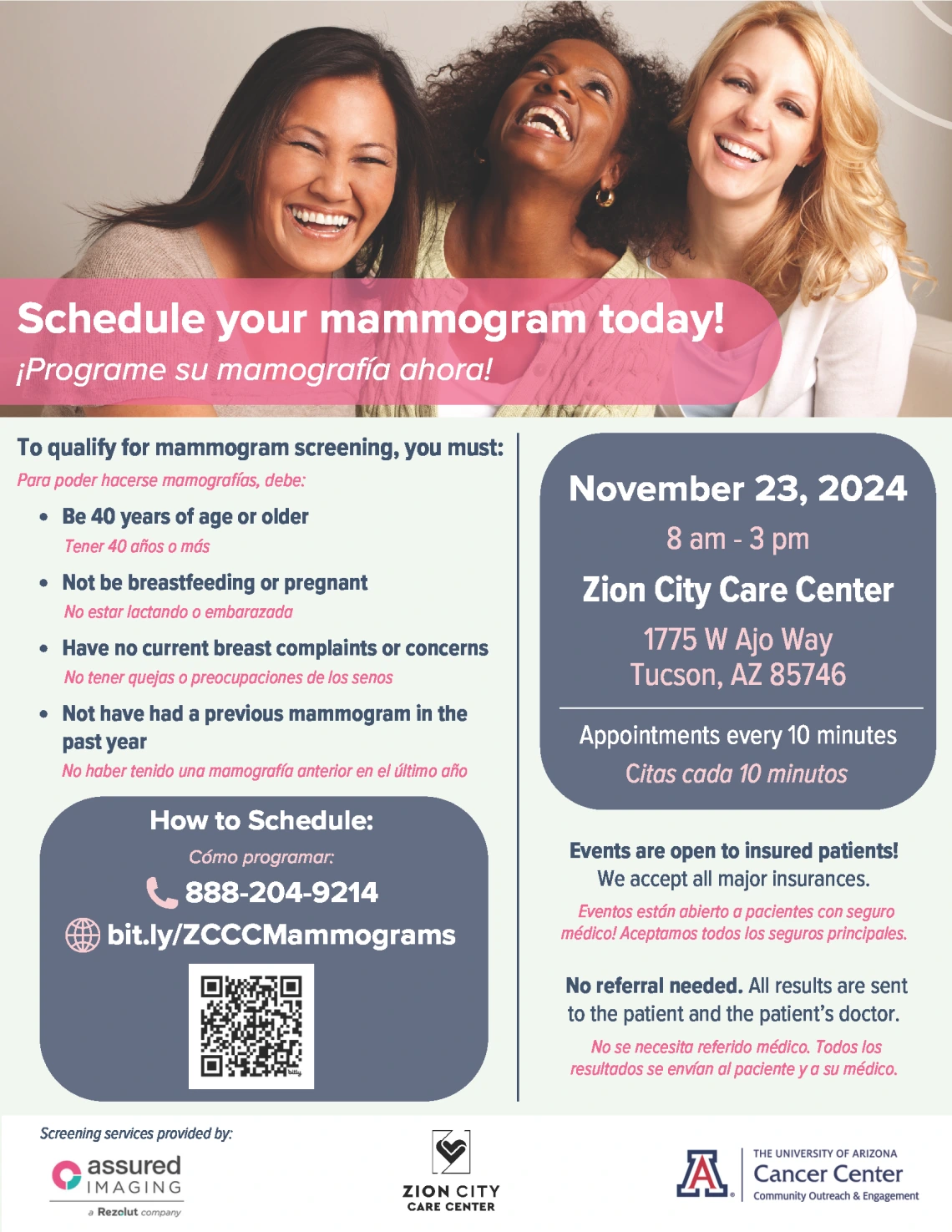 free mammogram flyer