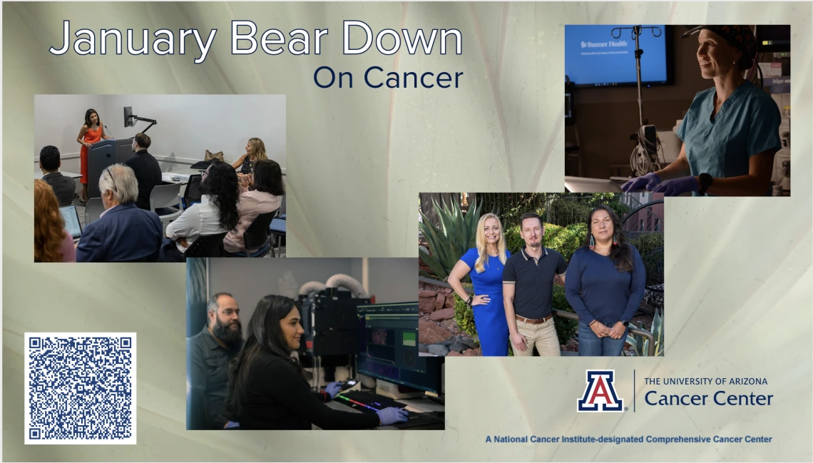 Photos from University of Arizona Cancer Center Bear Down on Cancer January 2025 newsletter