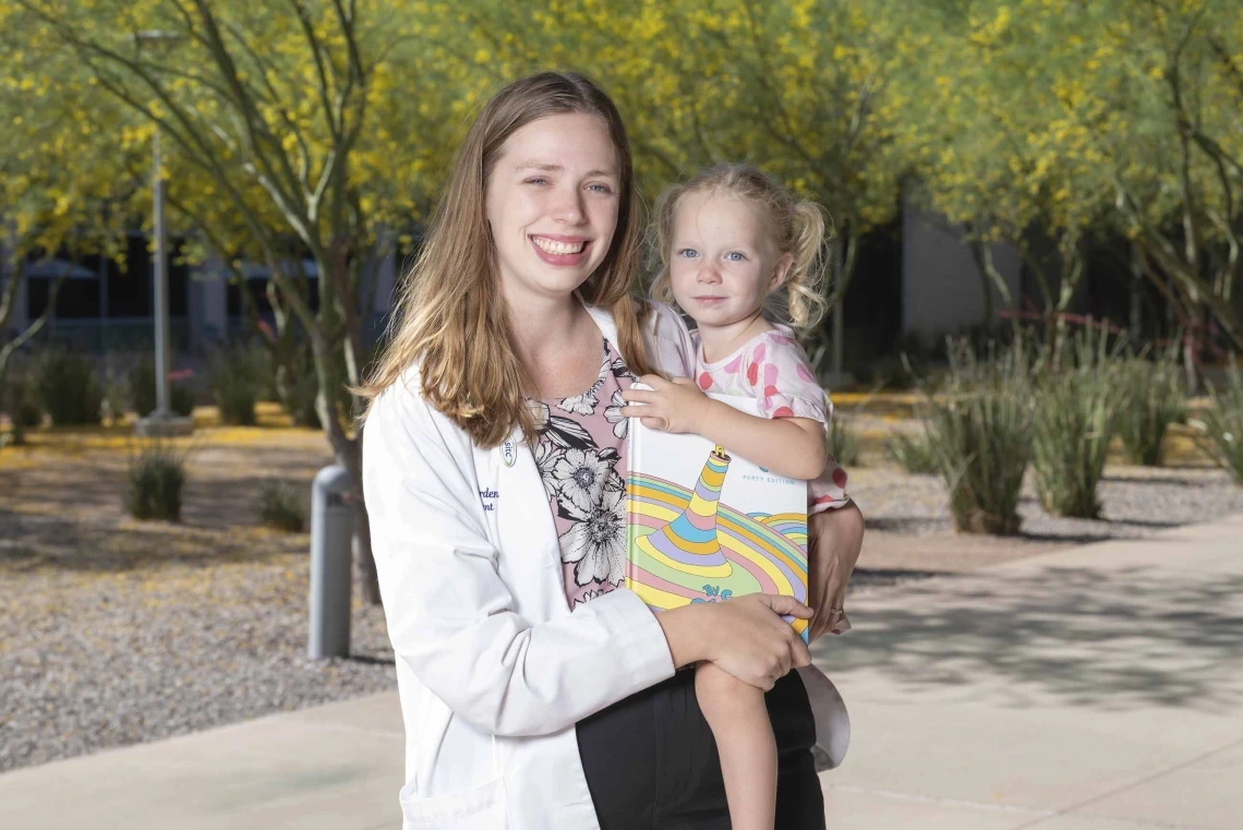 Elizabeth Borden and daughter.