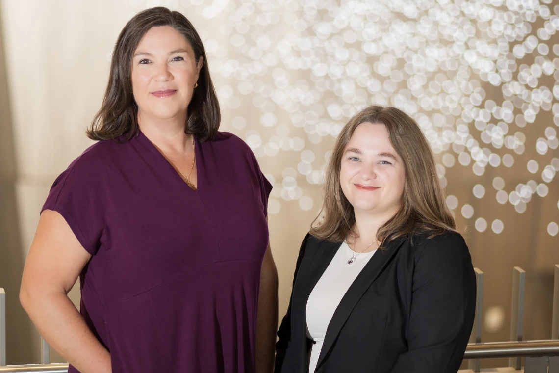 Dr. Bea and Shelby Ziller