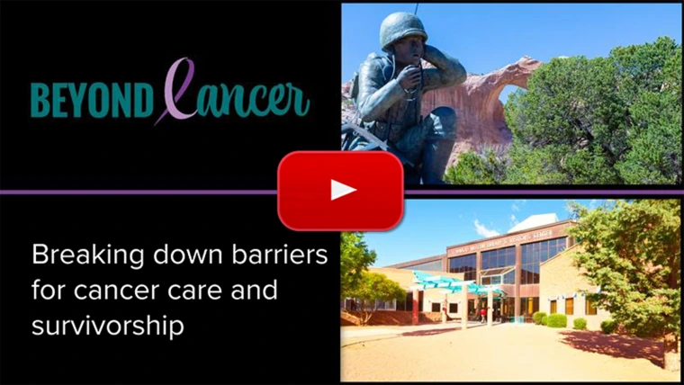 Beyond cancer 25 thumbnail with play button