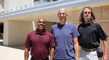 Left to right: Dr. Mark Nelson, Dr. Bernard Futscher, and Dr. Lukas Vrba