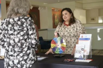 Providing information and spreading awareness about what the Cancer Center can offer underserved communities motivates Dr. Yellowhair.