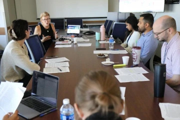 Carol Carpenter, top left, teaches at a FAR program workshop.