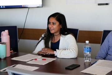 Student attends a grant writing workshop as part of the FAR Program.