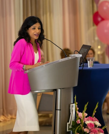 Dr. Rachna Shroff Speaking Ginny Clements Symposium