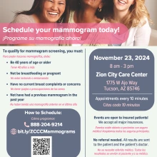 free mammogram flyer