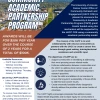 Flyer for the Community Academic Partnership Program