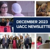 Five photos from the newsletter in a photo collage