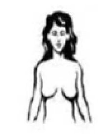 Drawing of woman.